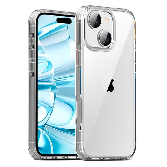 For iPhone 16 TPE Airbag TPU+ PC Full Coverage Phone Case(Transparent) - iPhone 16 Cases by PMC Jewellery | Online Shopping South Africa | PMC Jewellery | Buy Now Pay Later Mobicred