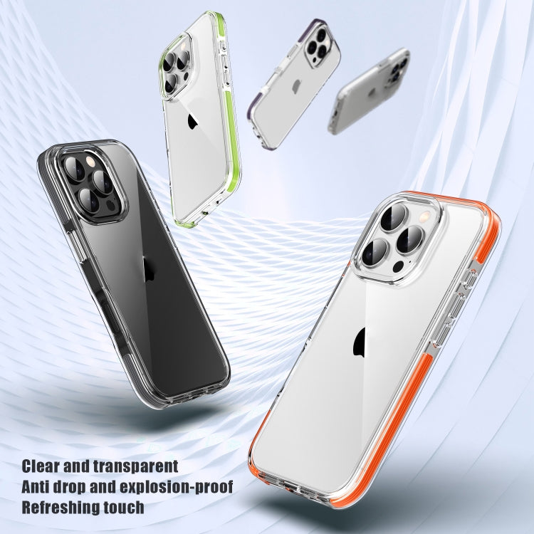 For iPhone 16 Pro Max TPE Airbag TPU+ PC Full Coverage Phone Case(Orange) - iPhone 16 Pro Max Cases by PMC TechLife | Online Shopping South Africa | PMC TechLife | Buy Now Pay Later Mobicred