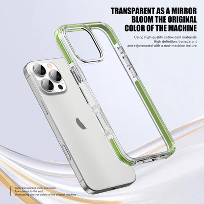 For iPhone 16 TPE Airbag TPU+ PC Full Coverage Phone Case(Green) - iPhone 16 Cases by PMC Jewellery | Online Shopping South Africa | PMC Jewellery | Buy Now Pay Later Mobicred