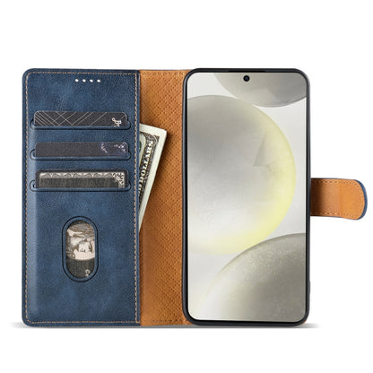 For Motorola Moto G Stylus 2024 N.BEKUS CSJ-P1 Solid Color Leather Phone Case(Blue) - Motorola Cases by N.BEKUS | Online Shopping South Africa | PMC Jewellery | Buy Now Pay Later Mobicred