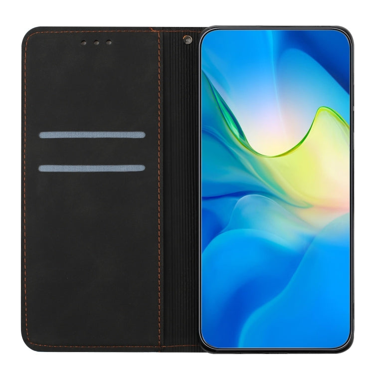 For Google Pixel 9 / 9 Pro Ethnic Embossed Adsorption Leather Phone Case(Black) - Google Cases by PMC TechLife | Online Shopping South Africa | PMC TechLife | Buy Now Pay Later Mobicred