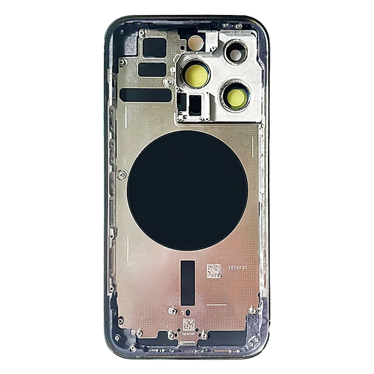 For iPhone 14 Pro Battery Back Cover with Side Keys & Card Tray, Version:China Version(Gold) - free shipping - PMC Jewellery - Order now!