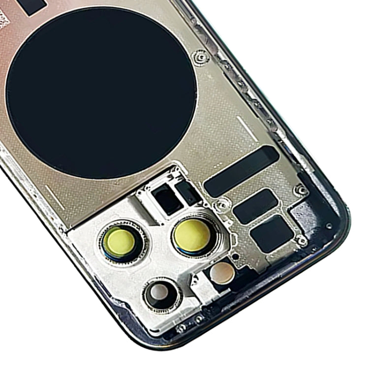 For iPhone 14 Pro Battery Back Cover with Side Keys & Card Tray, Version:China Version(Silver) - free shipping - PMC Jewellery - Order now!