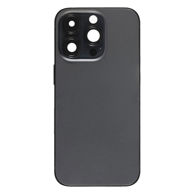 For iPhone 14 Pro Max Battery Back Cover with Side Keys & Card Tray, Version:CE EU Version(Black) - Back Cover by PMC Jewellery | Online Shopping South Africa | PMC Jewellery | Buy Now Pay Later Mobicred