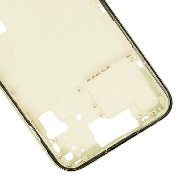 For iPhone 15 Middle Frame Bezel Plate with Side Keys + Card Tray, Version:China Version(Yellow) - LCD Related Parts by PMC Jewellery | Online Shopping South Africa | PMC Jewellery | Buy Now Pay Later Mobicred