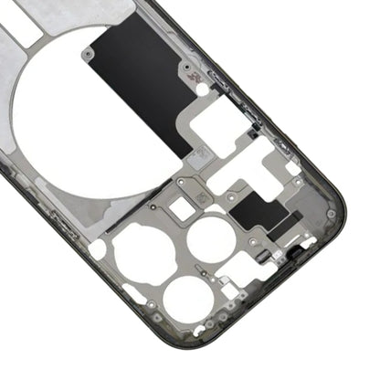 For iPhone 15 Pro Middle Frame Bezel Plate with Side Keys + Card Tray, Version:US Version(Black) - LCD Related Parts by PMC Jewellery | Online Shopping South Africa | PMC Jewellery | Buy Now Pay Later Mobicred