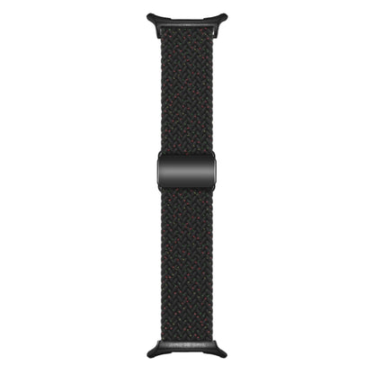 For Samsung Galaxy Watch Ultra 47mm Nylon Loop Magnetic Buckle Watch Band(Starlight Black) - Watch Bands by PMC Jewellery | Online Shopping South Africa | PMC Jewellery | Buy Now Pay Later Mobicred