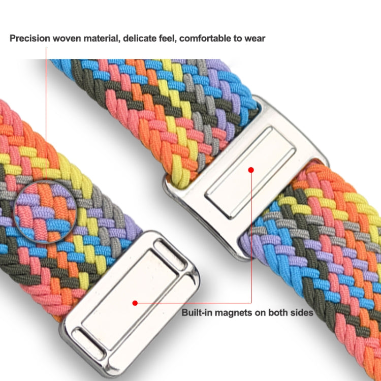 For Samsung Galaxy Watch Ultra 47mm Nylon Loop Magnetic Buckle Watch Band(Starlight Color) - Watch Bands by PMC Jewellery | Online Shopping South Africa | PMC Jewellery | Buy Now Pay Later Mobicred