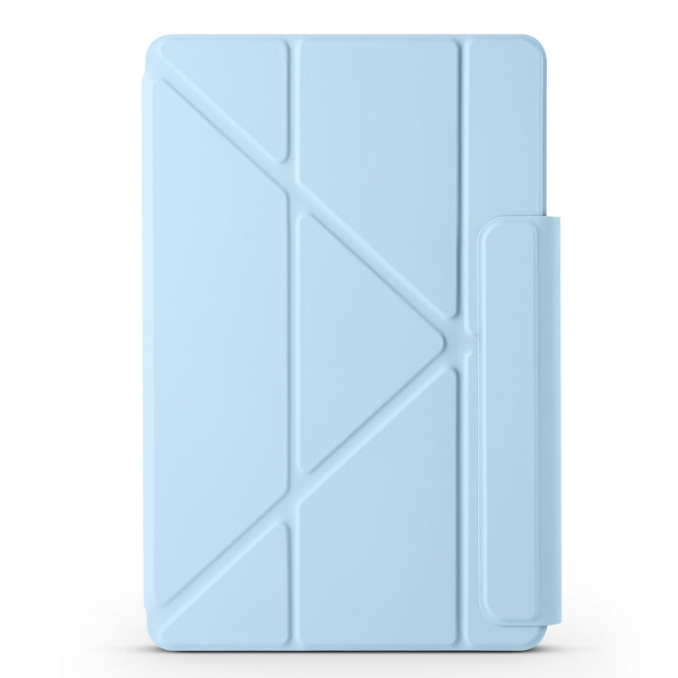 For Honor MagicPad 2 12.3 Fixed Buckle Magnetic Deformation Leather Tablet Case(Ice Blue) - Honor by PMC TechLife | Online Shopping South Africa | PMC TechLife | Buy Now Pay Later Mobicred