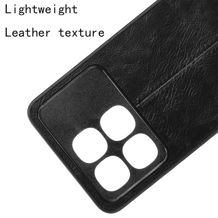 For Redmi K70 Ultra Cow Pattern Sewing Back Cover Phone Case(Black) - free shipping - PMC Jewellery - Order now!