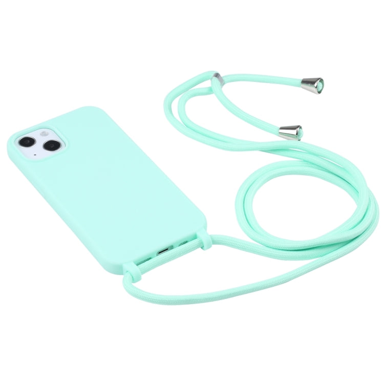 For iPhone 16 Pro Max Candy Colors TPU Protective Phone Case with Lanyard(Mint Green) - free shipping - PMC TechLife - Order now!