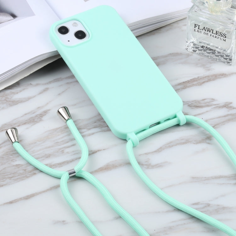 For iPhone 16 Pro Max Candy Colors TPU Protective Phone Case with Lanyard(Mint Green) - free shipping - PMC TechLife - Order now!