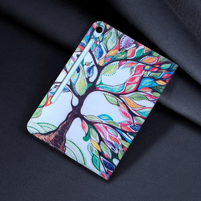 For Samsung Galaxy Tab S9 / S9 FE Colored Drawing Leather Tablet Case(Life Tree) - Galaxy Tab S9 Cases by PMC Jewellery | Online Shopping South Africa | PMC Jewellery | Buy Now Pay Later Mobicred