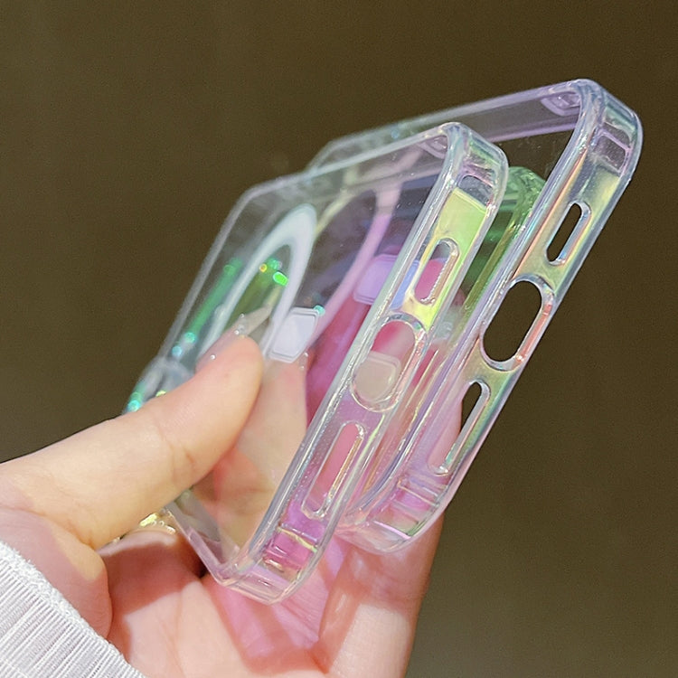 For iPhone 16 Plus Gradient Color MagSafe Airbag Full Coverage Phone Case(Rainbow) - free shipping - PMC TechLife - Order now!