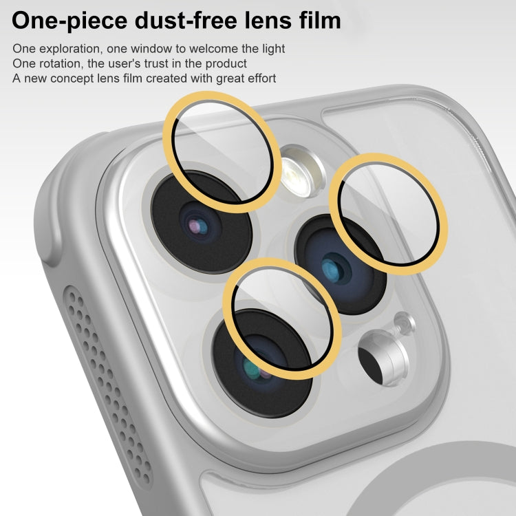 For iPhone 16 Pro Side Cooling Skin Feel Frosted MagSafe Magnetic Phone Case(Blue) - iPhone 16 Pro Cases by PMC TechLife | Online Shopping South Africa | PMC TechLife | Buy Now Pay Later Mobicred