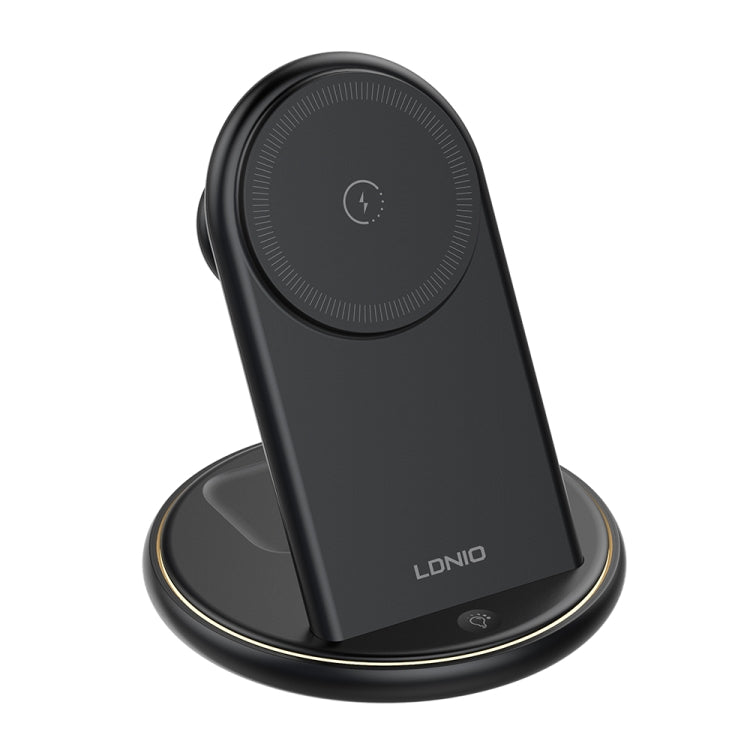 LDNIO WL02 25.5W 5 in 1 MagSafe Wireless Charger with 30cm Type-C Cable(Black) - free shipping - PMC Jewellery - Order now!