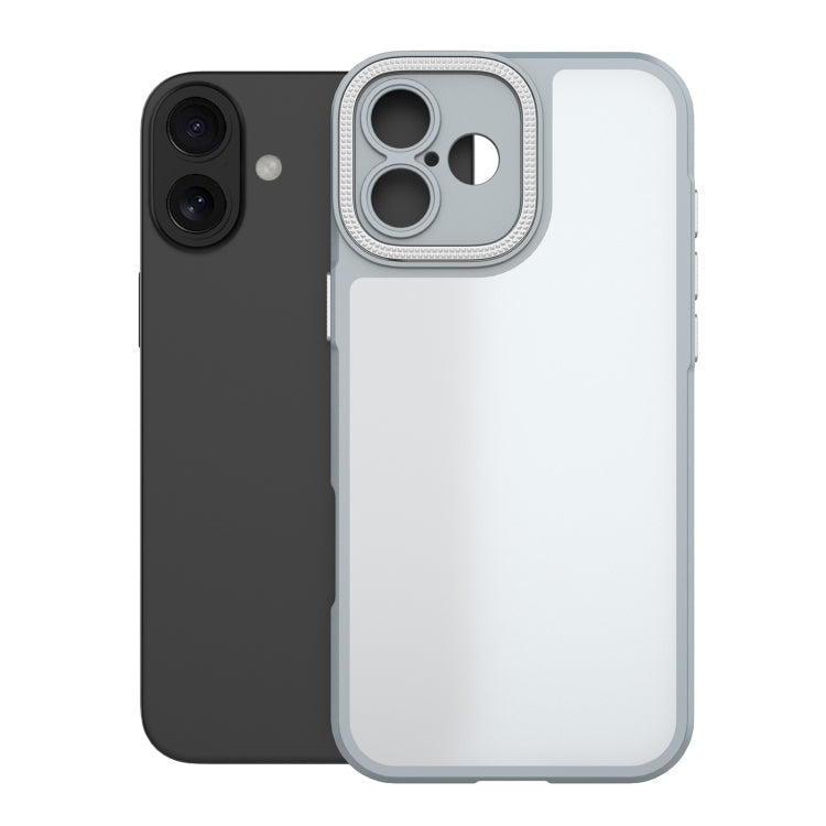 For iPhone 16 Plus Bodyguard Micro Matte PC Hybrid TPU Phone Case(Grey) - iPhone 16 Plus Cases by PMC TechLife | Online Shopping South Africa | PMC TechLife | Buy Now Pay Later Mobicred