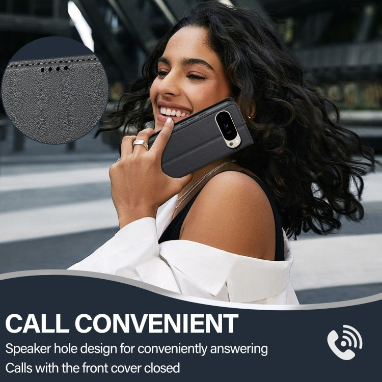 For Google Pixel 9 Pro / 9 LC.IMEEKE L1 Series Frosted Fine Texture PU Phone Case(Black) - free shipping - PMC Jewellery - Order now!