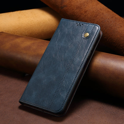 For Redmi K70 Ultra 5G Oil Wax Crazy Horse Texture Leather Phone Case(Blue) - Xiaomi Cases by PMC Jewellery | Online Shopping South Africa | PMC Jewellery | Buy Now Pay Later Mobicred