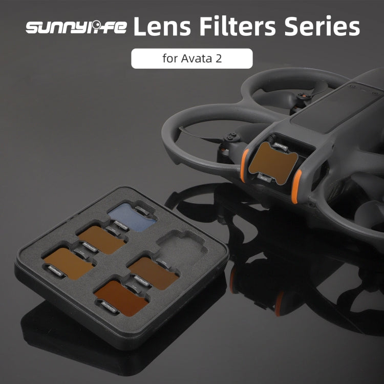 For DJI Avata 2 Sunnylife Camera Lens Filter, Filter:4 in 1 MCUV ND8/16/32 - free shipping - PMC TechLife - Order now!