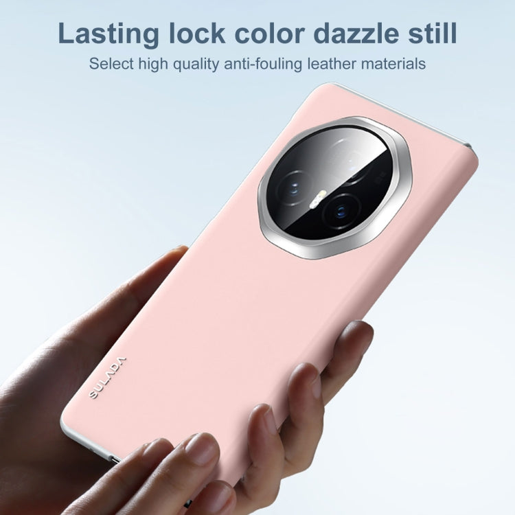 For Honor Magic Vs3 SULADA Skin Feel Liquid Leather Shockproof Phone Case(Pink) - free shipping - PMC TechLife - Order now!