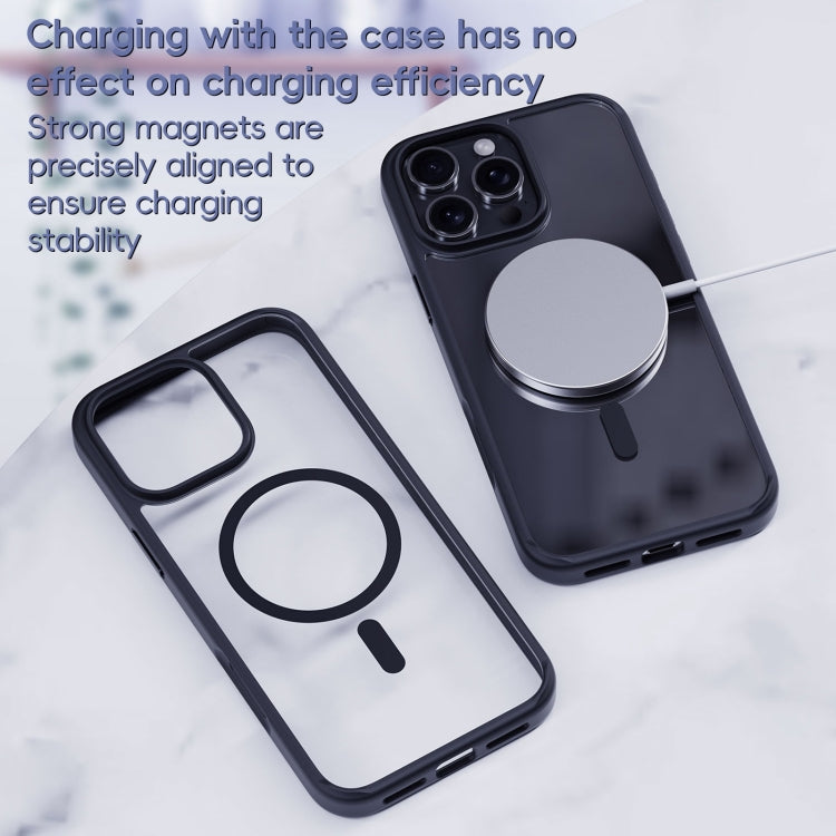 For iPhone 16 Pro Ming Shield Series MagSafe Magnetic Phone Case(Black) - iPhone 16 Pro Cases by PMC Jewellery | Online Shopping South Africa | PMC Jewellery | Buy Now Pay Later Mobicred