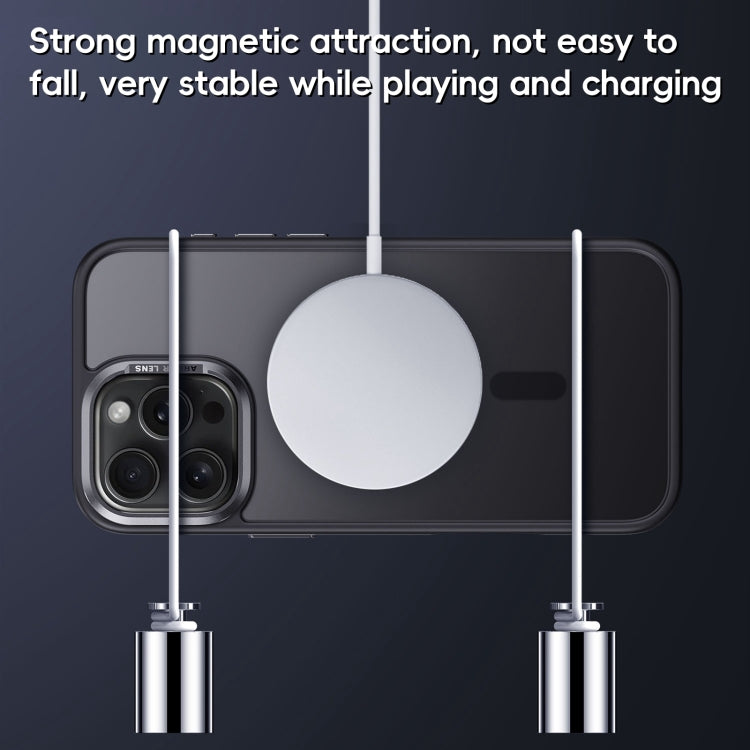 For iPhone 16 Frosted MagSafe Magnetic Phone Case(Titanium Rose Gold) - free shipping - PMC Jewellery - Order now!