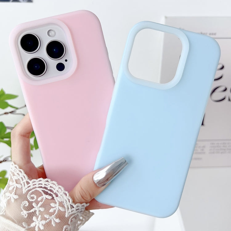 For iPhone 16 Pro PC Hybrid Liquid Silicone Jelly Phone Case(Orange) - free shipping - PMC Jewellery - Order now!