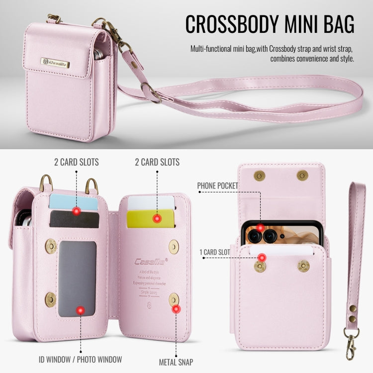 For Motorola Razr Series CaseMe Me50 Mini Lanyard Universal Bag(Pink) - Motorola Cases by CaseMe | Online Shopping South Africa | PMC Jewellery | Buy Now Pay Later Mobicred