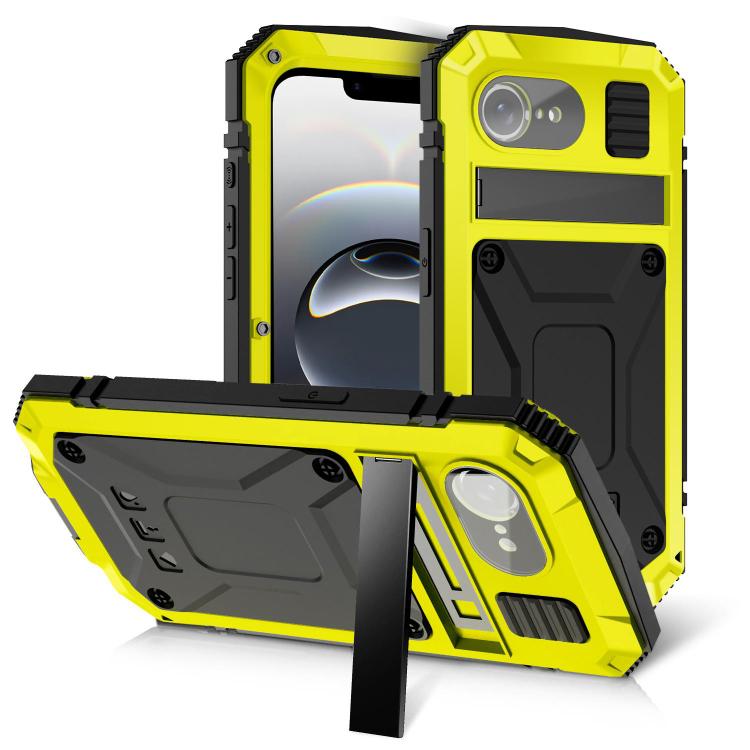 For iPhone 16e R-JUST Life Waterproof Dustproof Shockproof Phone Case(Yellow) - free shipping - PMC TechLife - Order now!