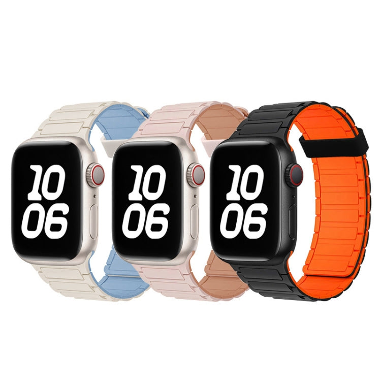 For Apple Watch SE 40mm Tri-beads Magnetic Hoop Silicone Watch Band(Light Mint Starlight) - free shipping - PMc TechLife - Order now!