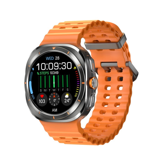 W7 1.43 inch IP68 Waterproof Smart Watch, Support Sedentary Reminder / Sleep Monitoring(Orange) - Smart Watches by PMC Jewellery | Online Shopping South Africa | PMC Jewellery | Buy Now Pay Later Mobicred