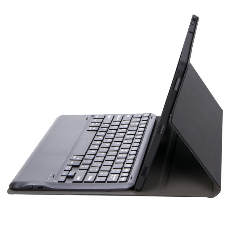 For Xiaomi Redmi Pad Pro 12.1 A0N11 Detachable Bluetooth Keyboard TPU Lambskin Leather Tablet Case(Black) - Xiaomi Keyboard by PMC Jewellery | Online Shopping South Africa | PMC Jewellery | Buy Now Pay Later Mobicred