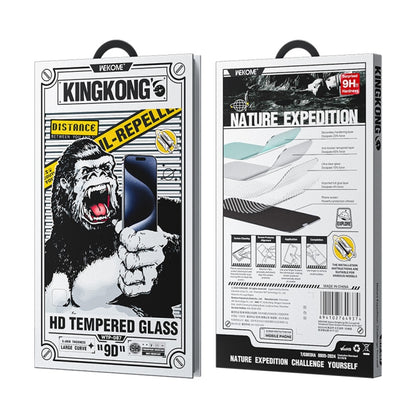 For iPhone 16 Pro Max WK WTP-087 Space King Kong 9D Curved HD Tempered Glass Screen Protector - iPhone 16 Pro Max Tempered Glass by WK | Online Shopping South Africa | PMC Jewellery | Buy Now Pay Later Mobicred