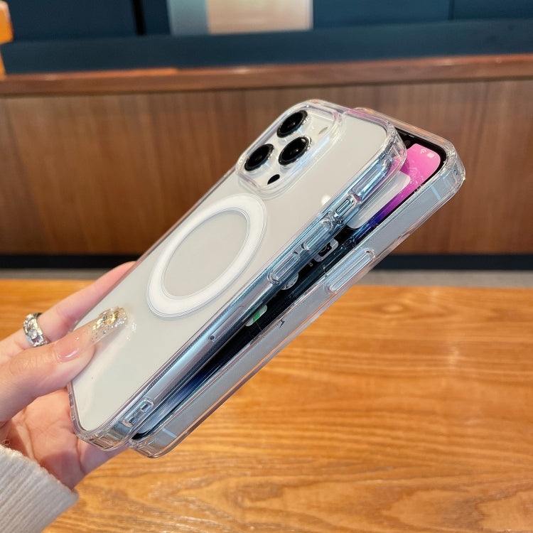 For iPhone 16 Pro Max Clear Acrylic TPU MagSafe Phone Case(Transparent) - free shipping - PMC Jewellery - Order now!