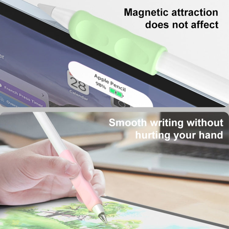 For Apple Pencil & Huawei M-Pencil Series Universal Stylus Silicone Protective Grip Cover(Blue) - Pencil Accessories by PMC Jewellery | Online Shopping South Africa | PMC Jewellery | Buy Now Pay Later Mobicred