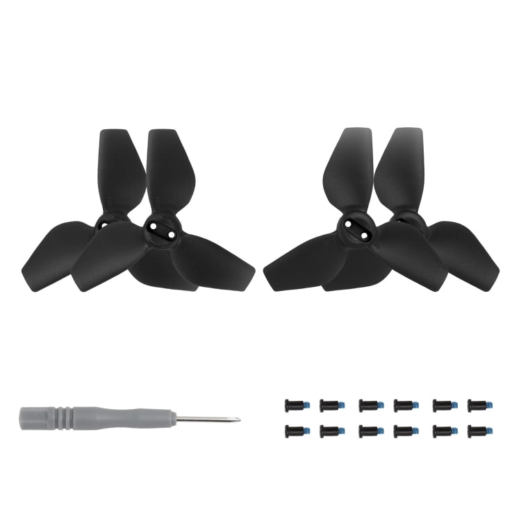For DJI Neo Sunnylife 2016S Drone Color 3-Blade Propeller, Quantity:2 pairs(Black) - free shipping - PMC TechLife - Order now!