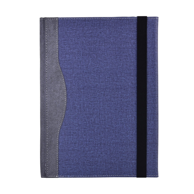 For MicroSoft Surface Laptop 7 13.8 inch Cloth Texture Laptop Leather Protective Case(Deep Blue) - Screen & Keyboard Cover by PMC Jewellery | Online Shopping South Africa | PMC Jewellery | Buy Now Pay Later Mobicred