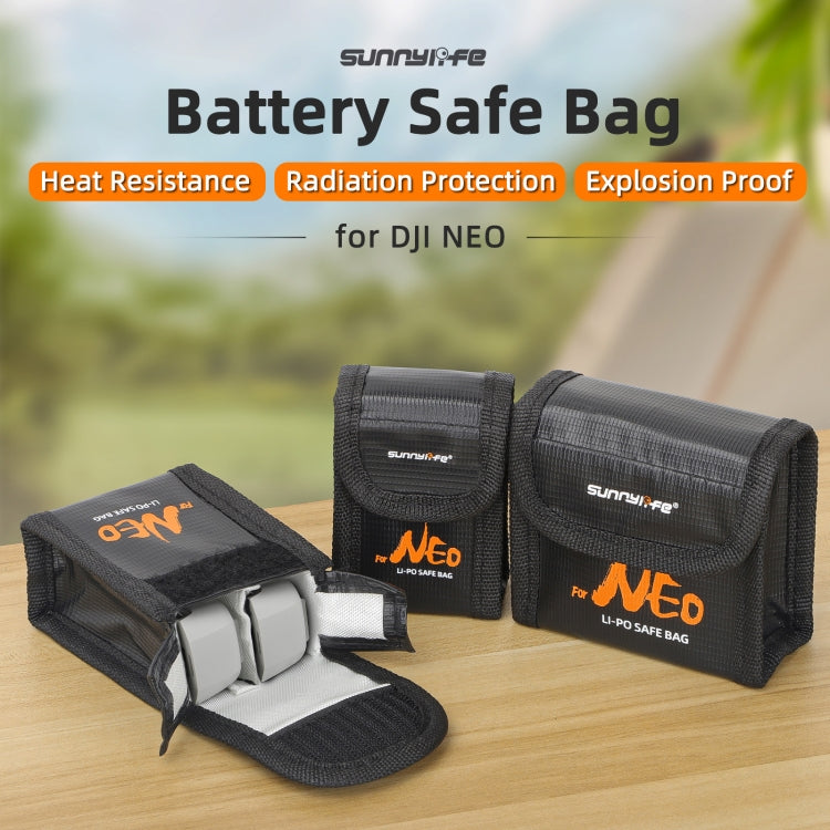 For DJI Neo Sunnylife Battery Explosion-proof Safe Bag Protective Li-Po Safe Bag(For 3pcs Batteries) - free shipping - PMC TechLife - Order now!