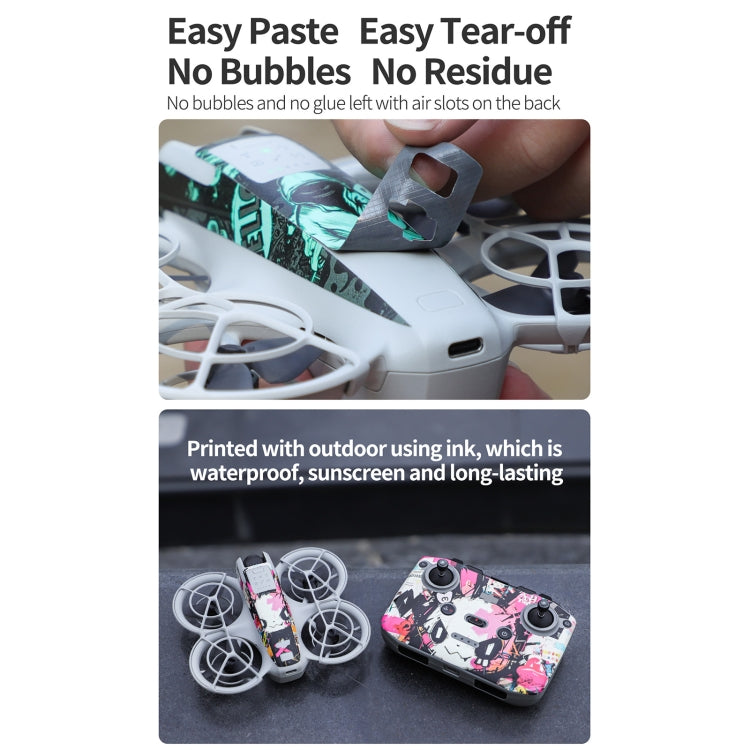 For DJI Neo Drone Body Remote Control Protective Sticker(Graffiti Boom) - free shipping - PMC TechLife - Order now!