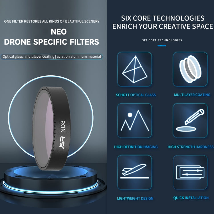 For DJI Neo JSR KB Series Drone Lens Filter, Filter:STAR - free shipping - PMC TechLife - Order now!