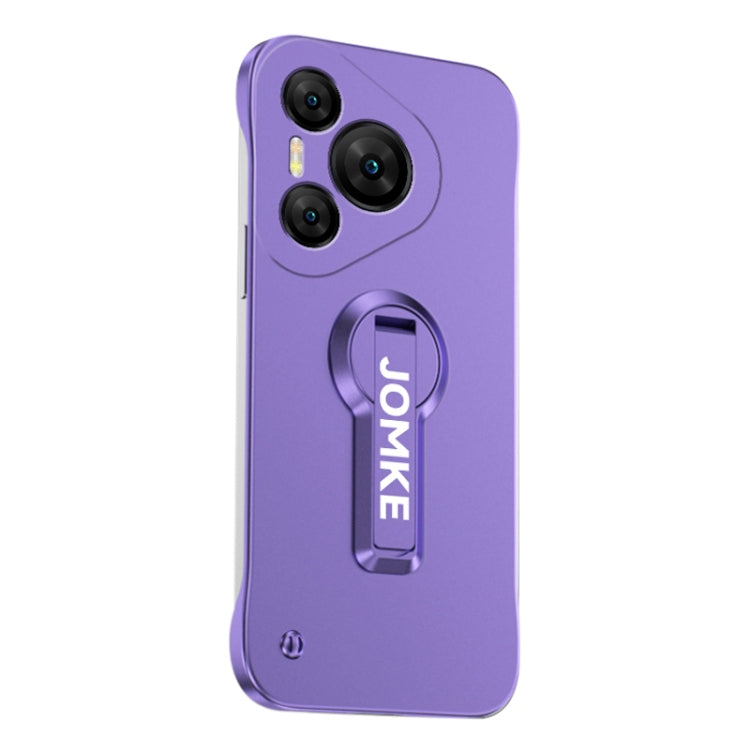 For Huawei Pura 70 Pro+ Baking Varnish 360 Rotate Holder No Frame PC Phone Case(Purple) - Huawei Cases by PMC Jewellery | Online Shopping South Africa | PMC Jewellery | Buy Now Pay Later Mobicred