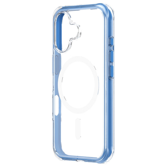 For iPhone 16 Plus ZGA Colorful Airbag Magsafe PC Hybrid TPU Phone Case(Blue) - iPhone 16 Plus Cases by ZGA | Online Shopping South Africa | PMC Jewellery | Buy Now Pay Later Mobicred