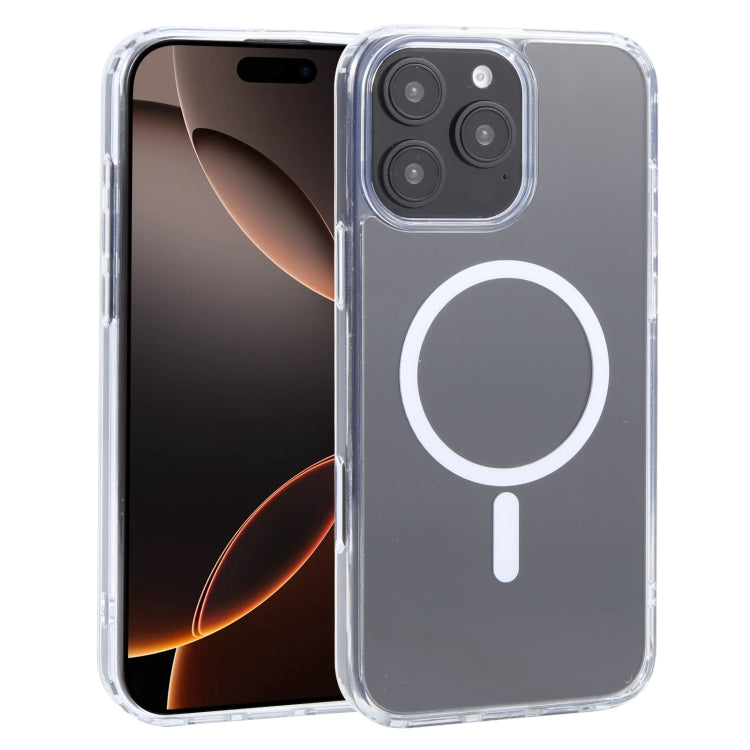 For iPhone 16 Pro GEBEI MagSafe Magnetic Transparent Phone Case(Transparent) - free shipping - PMC Jewellery - Order now!