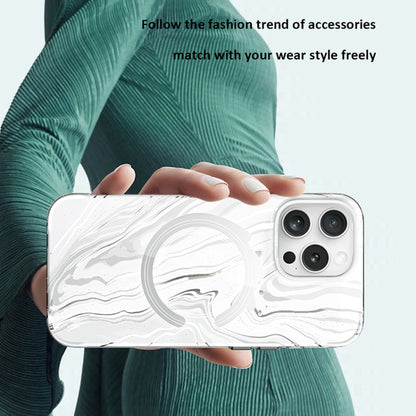 For iPhone 16 Pro Max TGVIS Grace Series MagSafe Magnetic Phone Case(Glacier) - iPhone 16 Pro Max Cases by TGVIS | Online Shopping South Africa | PMC Jewellery | Buy Now Pay Later Mobicred