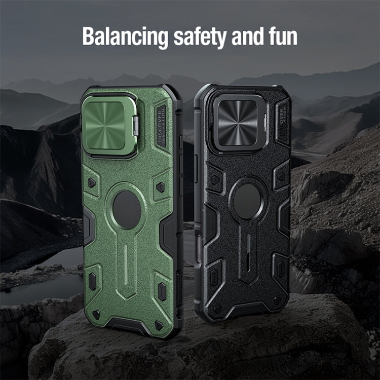 For iPhone 16 Pro Max NILLKIN Black Rhino Prop MagSafe Magnetic PC Phone Case(Black) - free shipping - PMC Jewellery - Order now!
