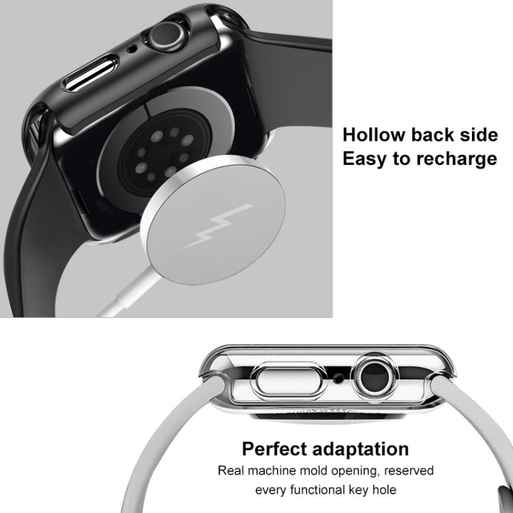For Apple Watch Series 10 46mm imak Integrated Watch Case with Film(Blue) - free shipping - PMc TechLife - Order now!