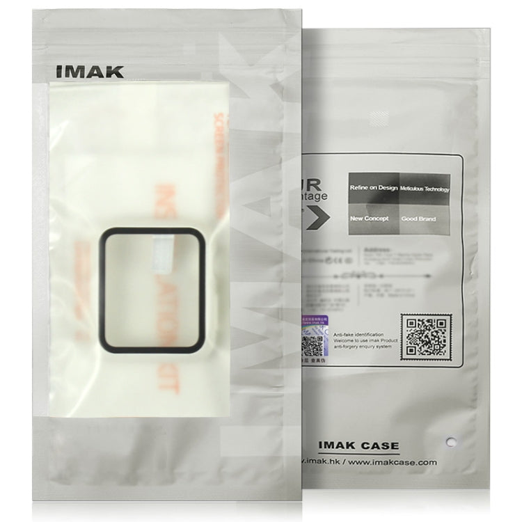 For Apple Watch Series 10 46mm imak Integrated Watch Case with Film(Silver) - free shipping - PMc TechLife - Order now!