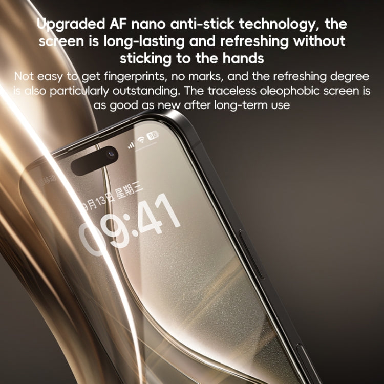 For iPhone 16 Pro Benks Black Gold Series 3D Heat Bending Full Glue Full Coverage HD Tempered Film - iPhone 16 Pro Tempered Glass by Benks | Online Shopping South Africa | PMC Jewellery | Buy Now Pay Later Mobicred