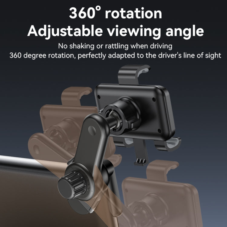 Yesido C250 Phone Clamp Holder For Car Floating Screen(Black) - free shipping - PMC Jewellery - Order now!